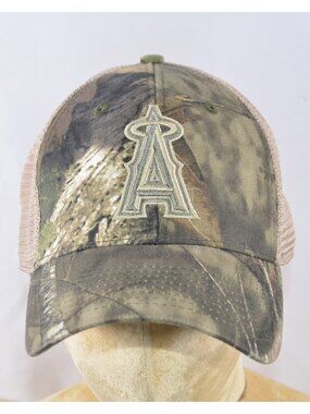Los Angeles Angels MLB Camo Snapback Adjustable Hat